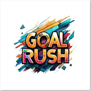 Goal Rush Design Posters and Art